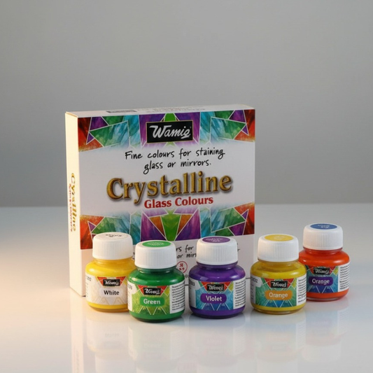 Glass Color Set / Glass Paints – Pack of 6 Pcs.