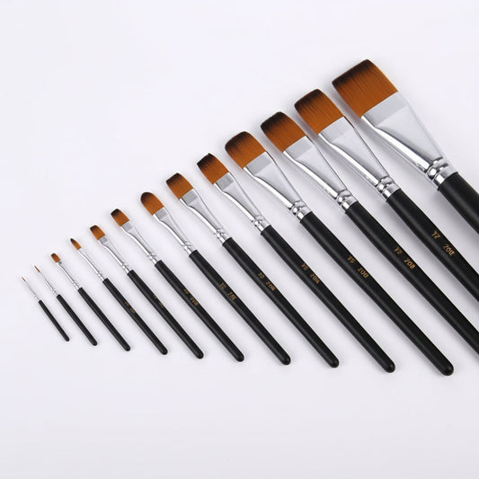 Bristol Paint Brushes – Assorted Sizes (Pack of Brushes)
