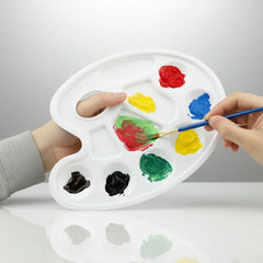 Color Mixing Palette Hand Holding
