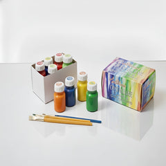 Prima Crystalline Glass Color Set / Glass Paints – Pack of 6 Pcs.