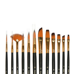 Bristol Paint Brushes – Assorted Sizes (Pack of Brushes)