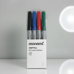 Monami Permanent OHP Marker Set