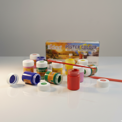 Kidco Poster Colors Set Mix Colors – Pack of 12