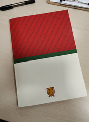 Notebook – Medium Size (50 Pages, 70gsm Paper, 250gsm Bleach Card Cover)