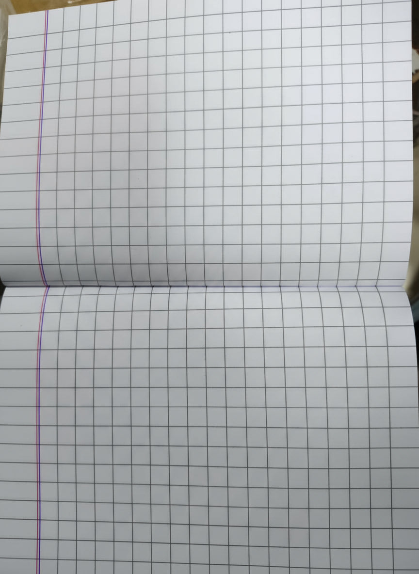 Notebook – Medium Size (50 Pages, 70gsm Paper, 250gsm Bleach Card Cover)