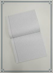 Notebook – Medium Size (50 Pages, 70gsm Paper, 250gsm Bleach Card Cover)