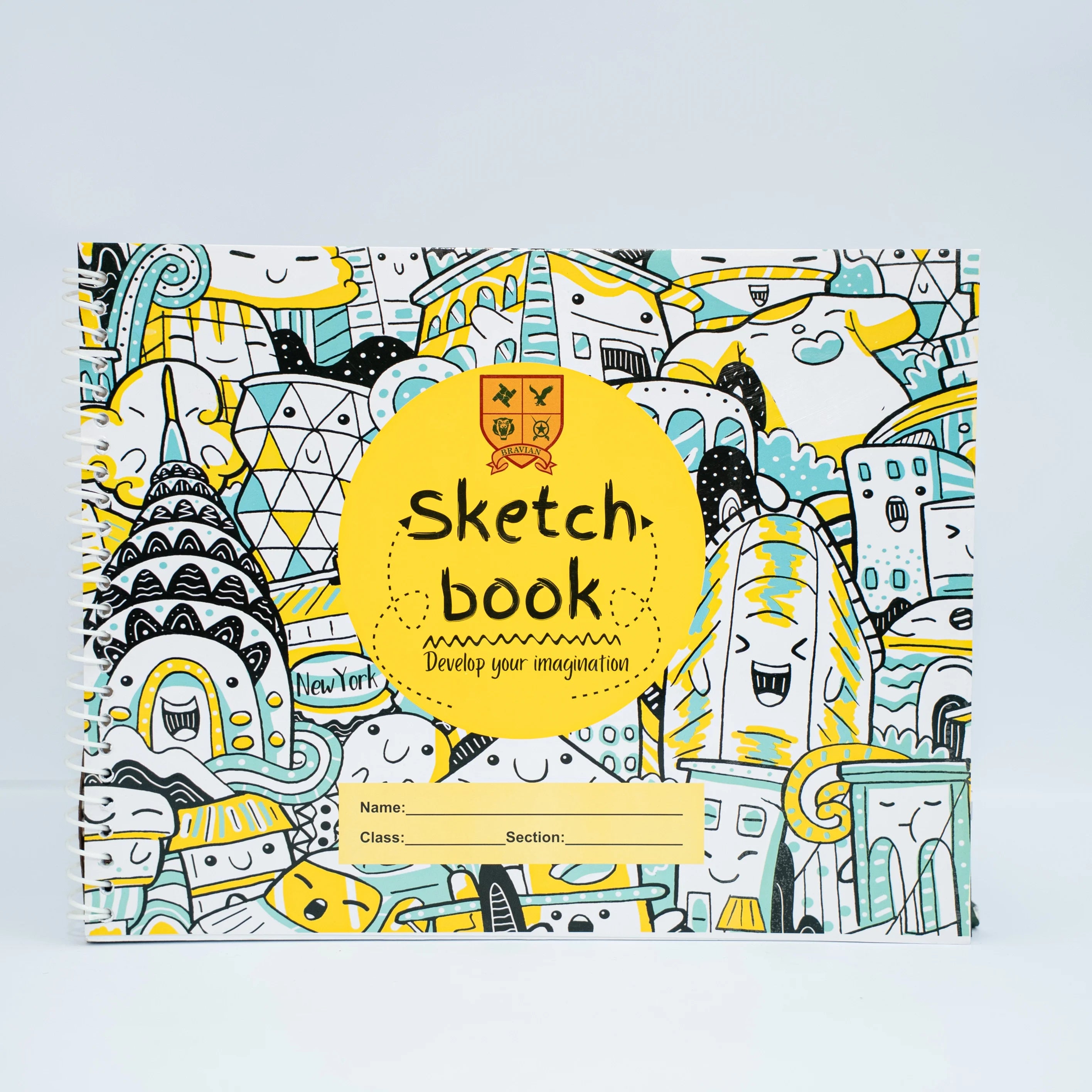 Sketchbook A4 For Juniors - Bravian International School