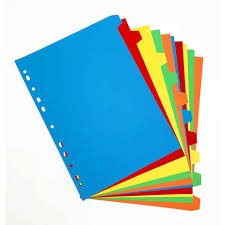 Separator Set (Card) – A4 Size (Local)