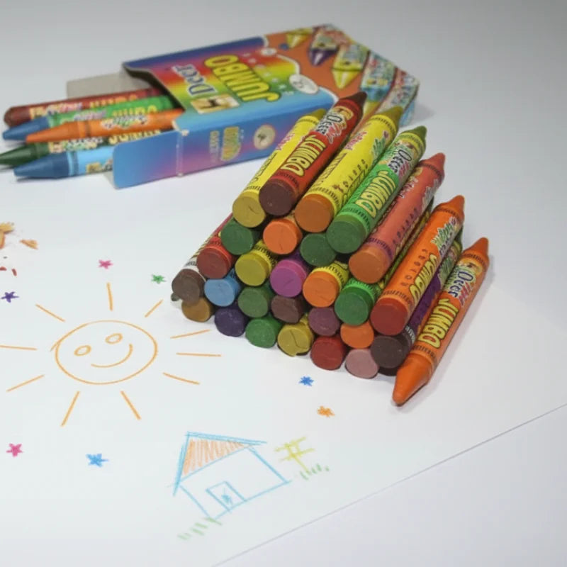 Deer Jumbo Wax Crayons 12-colours