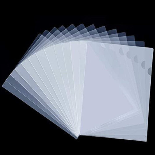 L Shape Folder/Transparent L File/Plastic L-File