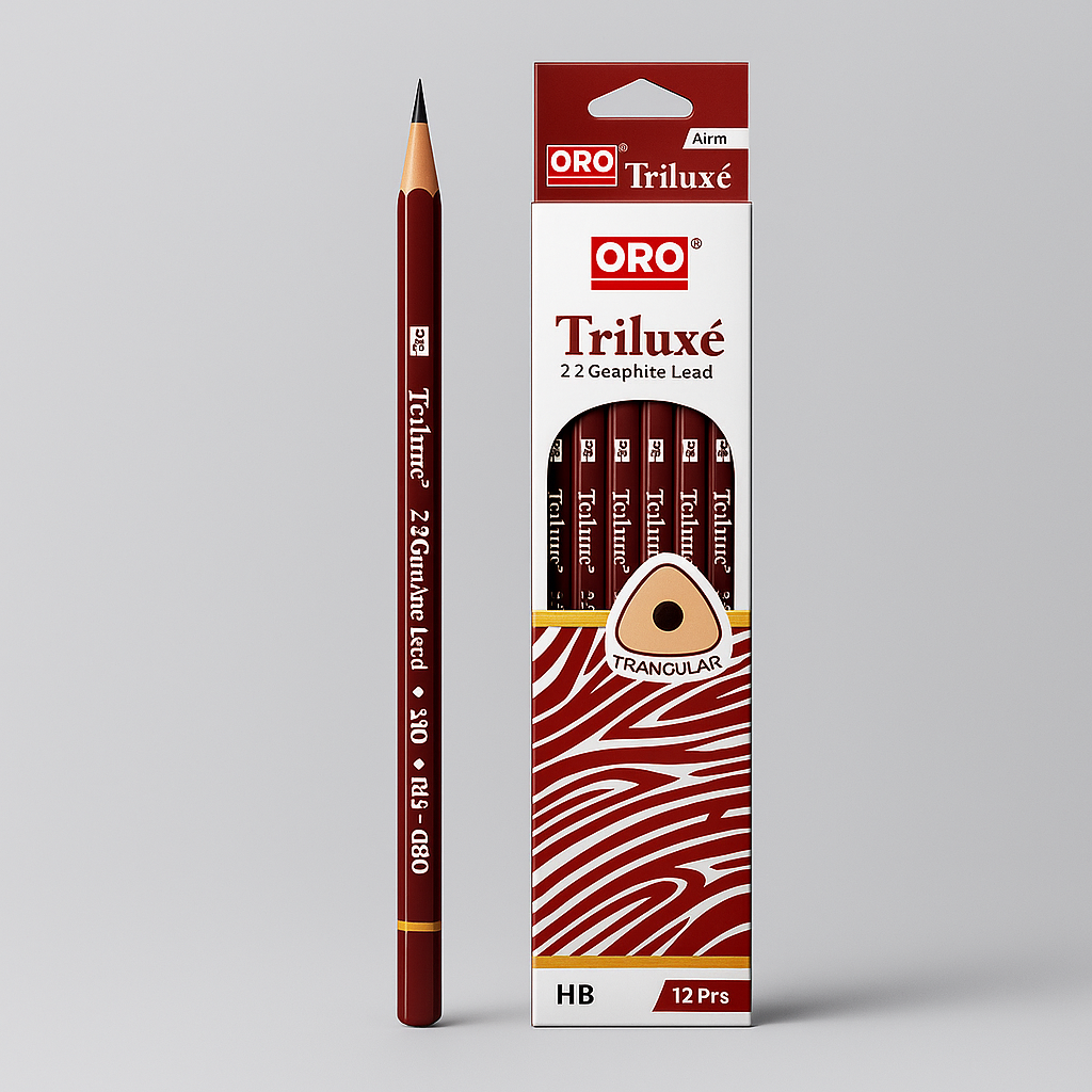 ORO Brand 1 Pack of 12 Lead Pencils – Best Quality Lead Pencils for Writing and Drawing