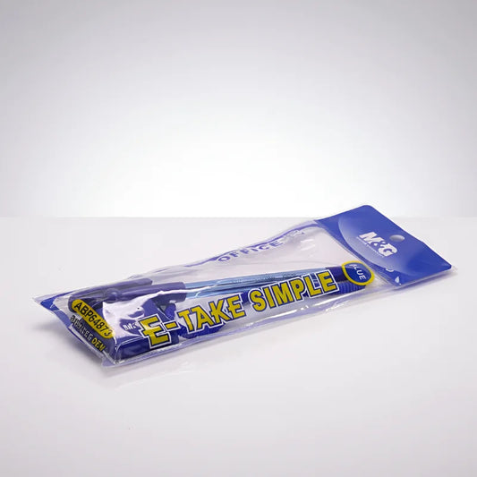 1Pc Table Holder Ball Point Pen With Holder 0.7 Mm - Blue